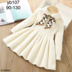 فستان صوف بيسك ٢-٦ سنوات 