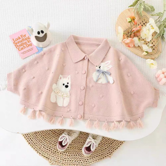 كاب بلون وردي للاميرات من ٢-٦ سنوات 