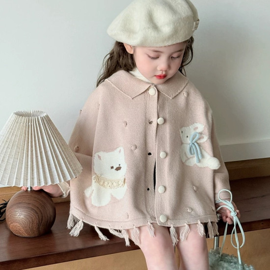 كاب بلون وردي للاميرات من ٢-٦ سنوات 