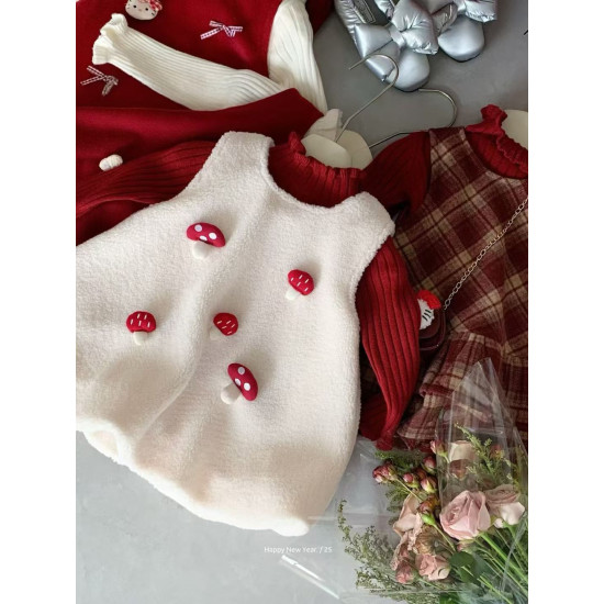 فستان الفطر ????من ٧ اشهر حتى ٣ سنوات 