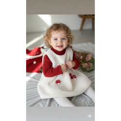 فستان الفطر ????من ٧ اشهر حتى ٣ سنوات 