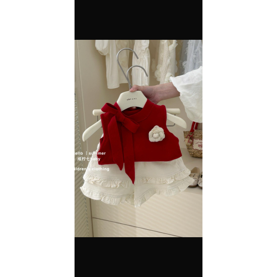 طقم بناتي انيق ٢-٦ سنوات 