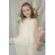 طقم الفراشات باللون الاصفر