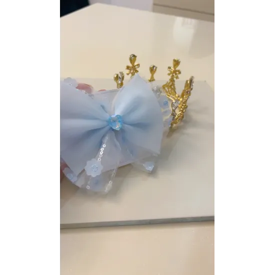فيونكة لون ازرق