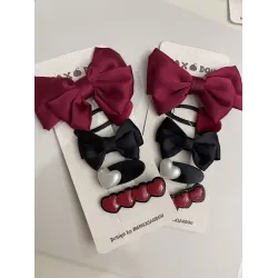 كرت فيونكات مشكل اسود برغندي