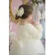 فستان الورد لون بيج ١-٥ سنوات