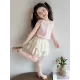 طقم تنورة دانتيل من ٢-٦ سنوات