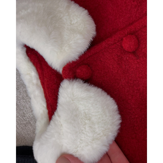 طقم بناتي تنورة مع جكيت مع فيونكة 